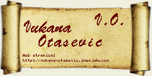 Vukana Otašević vizit kartica